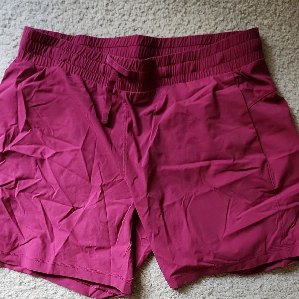 Tuff Athletics Women's Maroon Athletic Shorts